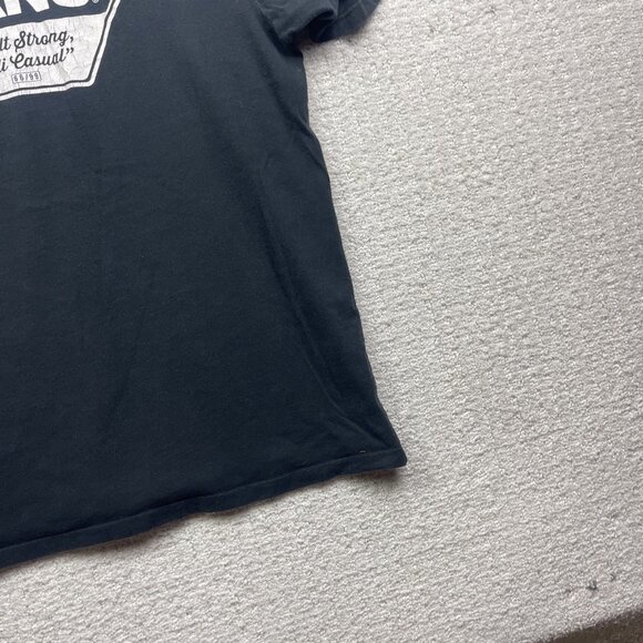 Vans Men's Shirt Size m Black Short Sleeve Crew Neck Skateboarding Graphic Tee - Picture 4 of 11